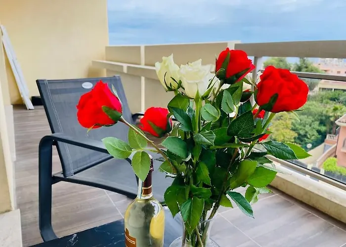 Climatise 2 Pieces Vue Terasse Parking روكوبرُن كاب مارتي